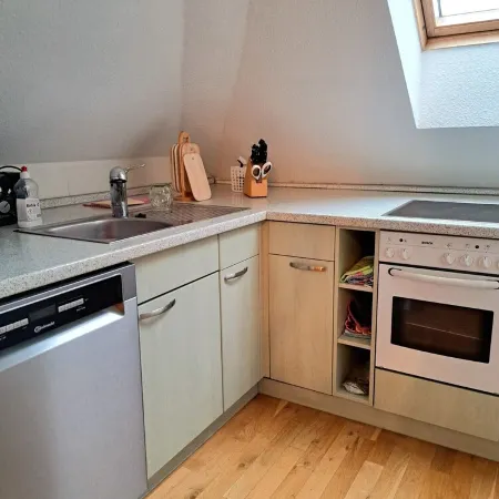 Geräumige Ferienwohnung "dresdner Stadt-terrasse" für 5 Erw., Kinder Willkommen