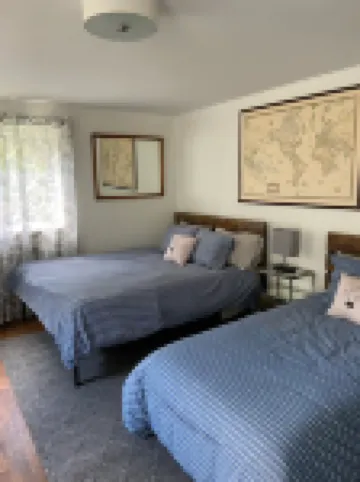 Giant chalet with private lake access. Hot tub. pet friendly. ultimate game room