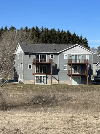 Beautiful, newly built 3rd floor Townhouse in historic Elkhart Lake, WI.