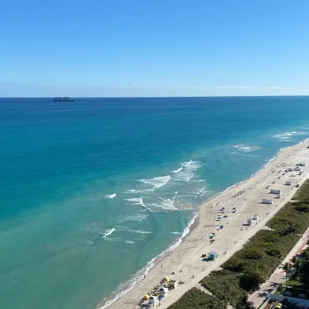 World Cup Spectacular! Stunning Ocean View Full Service Living on Miami Beach.