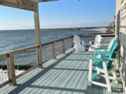 Modern Beachfront Cottage with Endless Bay Views Hotels in Mathews County