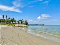 Pet-Friendly Accommodations Near Water and Restaurants.