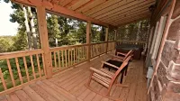 LOVER'S LOFT - PRIVATE ANTIQUE LOG CABIN BETWEEN GBURG & PF WITH GREAT VIEWS!!!