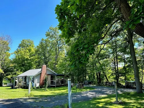 Cozy cottage with direct river access - perfect for fishing or weekend escape Hotels in Carlton