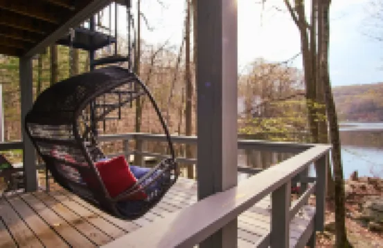 Log Cabin on A Lake with Private Dock & Beach! One Hour from NYC! No Pet Fees!