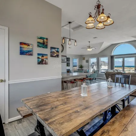 Corolla 4x4 house: Ocean views, Pool, Remodeled Master Bathroom, Wild Horses