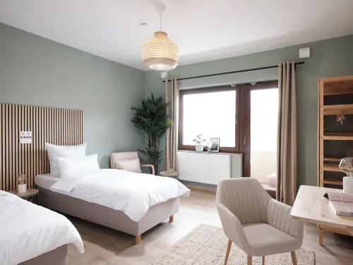 Moderne Apartments nähe Vw - Conti - พร้อมระเบียง