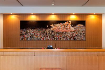 フロントデスク まかど観光ホテルの写真