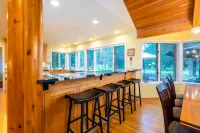 Gourmet Kitchen and Scenic Deck with Hot Tub - Elegant Traditional Escape