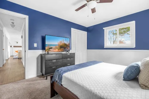 Charming Backyard Oasis with Fire Pit and Rec Room - Inviting Getaway