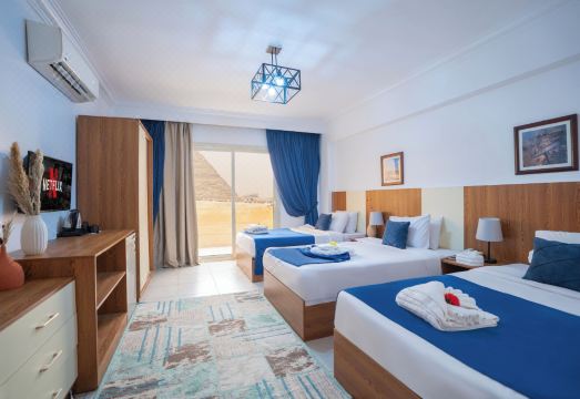 피라미드와 스핑크스 야경