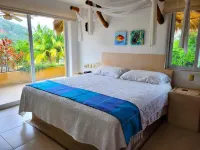 My Zihua Dream is a PENTHOUSE CONDO just steps from La Ropa Beach,  2 BR 3.5 BA