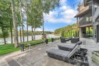 Water Front, private beach property with 2 master bedrooms!  Amazing views