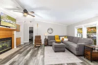 Lakefront Home with Dock, Firepit & Private Deck Hotels in Columbia Township