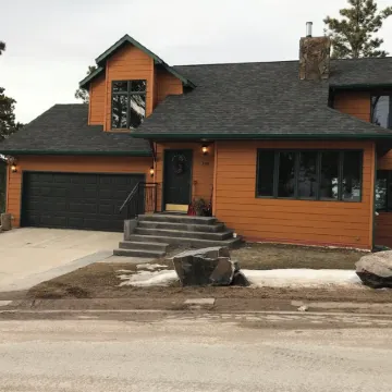 Enjoy The Views From This Lead Home Close To ATV/snowmobile trails and skiing