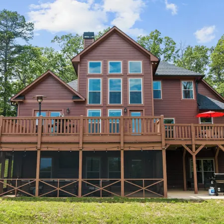 Mtn View & Game Room in Morganton: Spacious Cabin!