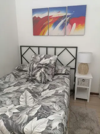 Cozy cottage for family getaway with private patio  and pool in safe suburb.