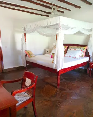 Beautiful beach front 3-bedroom villa on private Mambrui beach, Malindi.