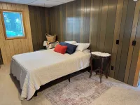 Steps from Your Snowmobile Adventure! Cabin Feel in the City Book While You Can! Hotels in Cheboygan