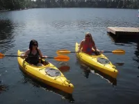 Offut Lake!  Pet friendly cottage with lake access..  Bring your fishing rod!
