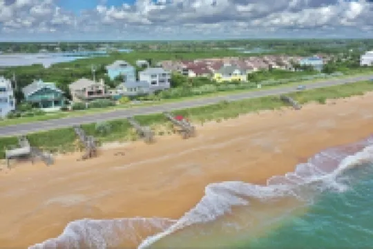 Romantic Couples Beach Getaway ,with private beach, hammocks and umbrellas