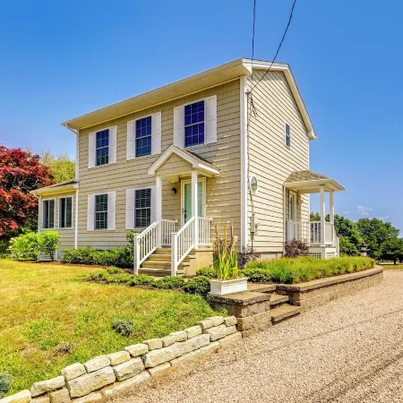 Walk to Pawcatuck River: Family-Friendly Home!