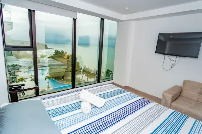 Rooftop Oceanview infinite pool. Poseidon Condo Hotels in 