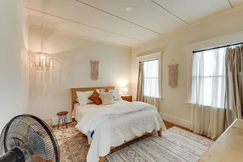 Steps to Main St! Restored Sonora Bungalow w/ Yard - 3-Star