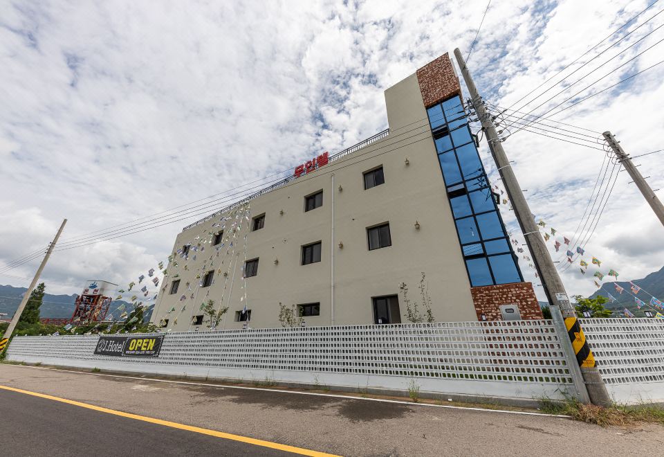 온천 호텔 외관