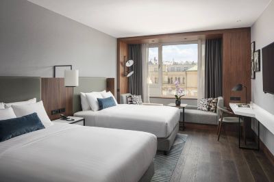 スーペリア 2 クイーンルーム プラハ マリオット ホテルの写真