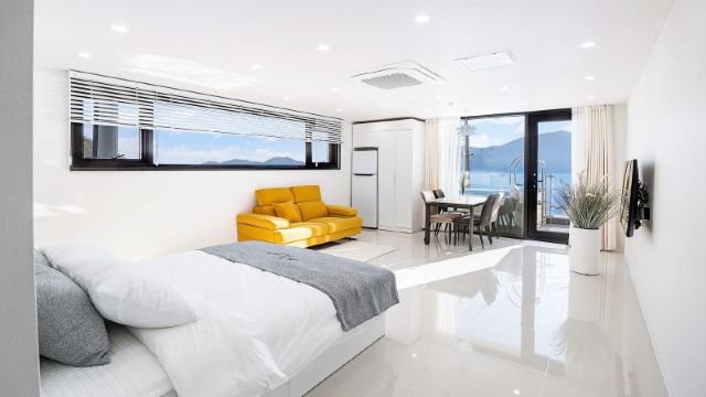 거제도 르솔레이풀빌라 야외 수영장 사진