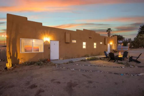 Cute adobe home walking dis.2 dt with fire pit and yard