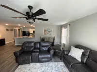 Quiet sunsets next to the river. Bring your fishing poles the bass are biting!