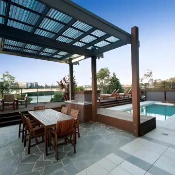 River Plaza Apartments Brisbane Southbank Отели рядом с достопримечательностью «Скалы Кангару-Пойнт»