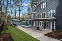 Waterfront Lake Norman Home w/ New Pool & Spa, Sleeps 14 with 6 king beds +