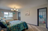 Waterfront Home with private boat ramp and boat dock.