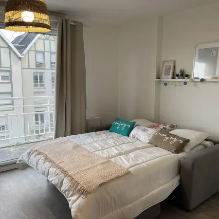 Studio Rénové à 30 Mètre de la Plage, 300 Mètre du Centre Ville 4 Couchages