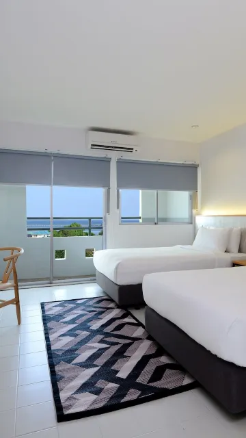 ห้องทวินดีลักซ์ที่มีวิวทะเล ปลอดบุหรี่