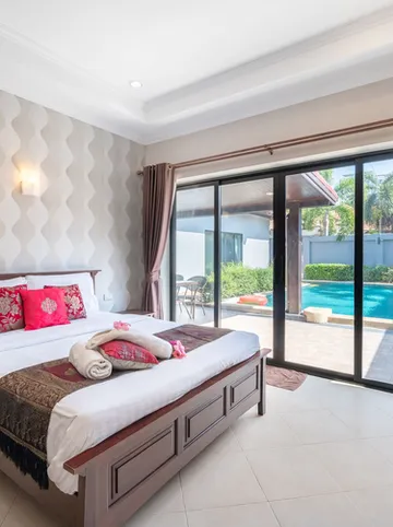 รูปภาพของไพรเวท พูลวิลล่า 3 ห้องนอน อยู่ห่างจากชายหาด 200 เมตร