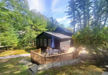 Cozy all season cabin w/ private boathouse & dock!