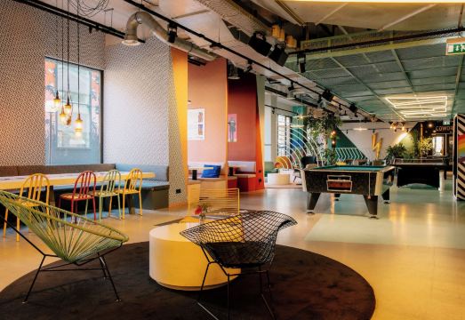 더 소셜 허브 암스테르담 웨스트 4의 공용 공간