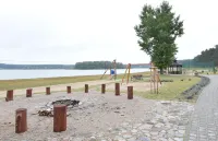 Cottage by Kiedrowickie Lake with Boat Access