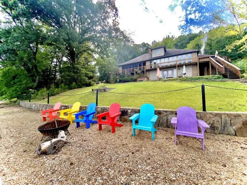 Spacious Lake of the Ozark Home w/ Large Dock, Hot Tub, and Yard