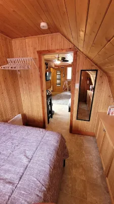 Modern Costa Del Sol Flat Overlooking Pokemouche River, with swimming off dock. Hotels in 