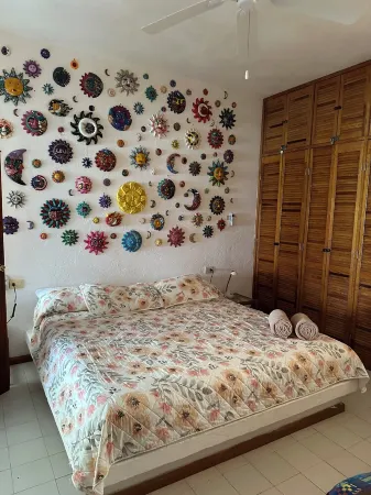 Balcony Beachfront Aquarium Condo, Fast-Free WIFI, Half Moon Bay, Akumal