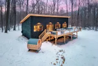 Boulder Run Cabin-Mountain Views/Sauna/Hot Tub/EV Charger - Chalets