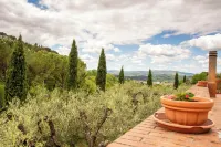 Melachecca tuscan chianti villa private park 2 apt love views
