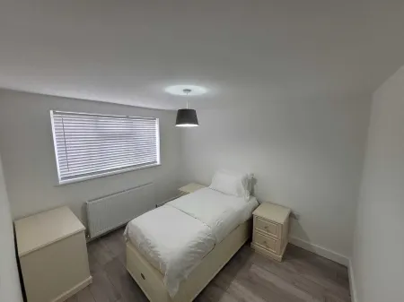 A comfortable and modern apartment complex with a warm and homely feeling.