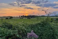 Idyllic seaside retreat. Stunning sea views in nature reserve.
