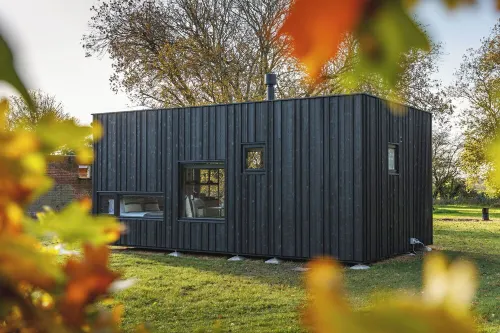 Luxurious Cabin at Thursford Castle, immersed in North Norfolk countryside. Fakenham otelleri